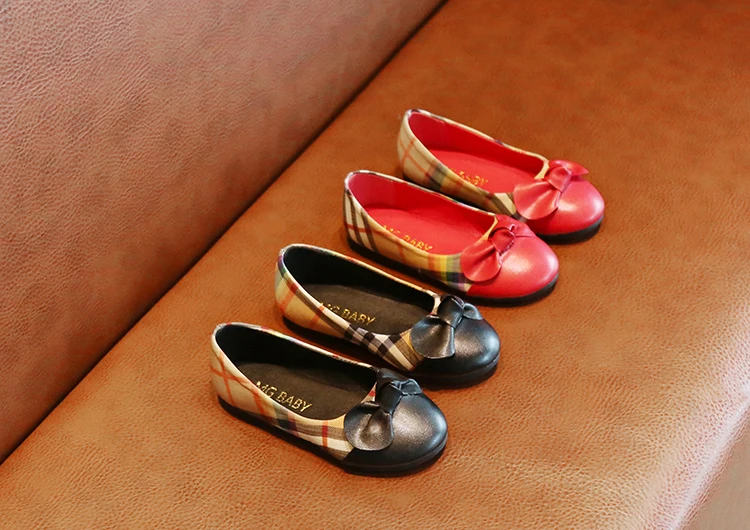 Fashion Patent Leather Girl  Kid Shoe, Flat Child Shoes with Soft