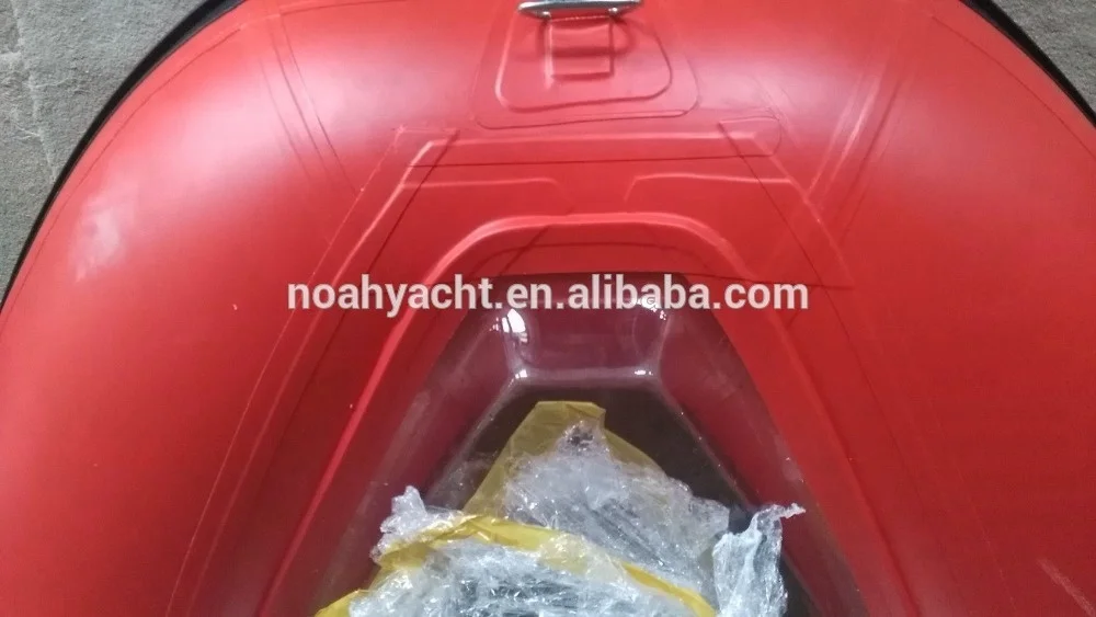 Made in China PVC/Hypalon Transparent V glass bottom hull racing boats