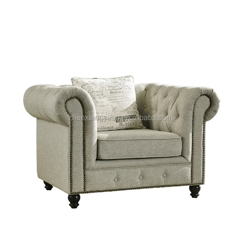 2023  Living room furnitures Victoria Classic Button Tufted Corner sectional fabric Sofa