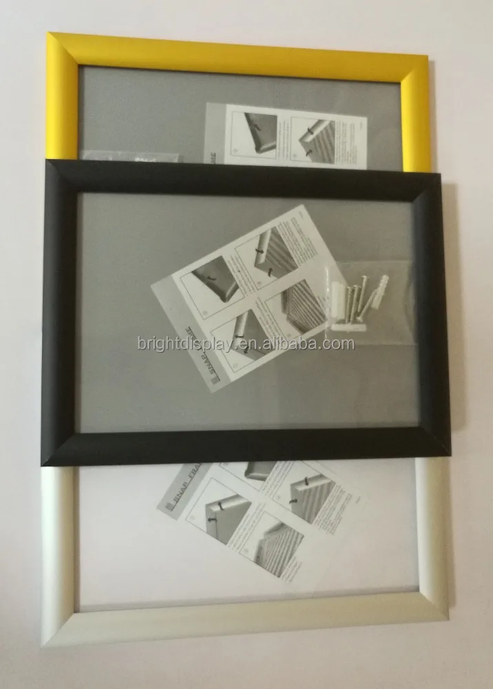 New model 25mm Aluminium clip frame,Poster frame A1/ A2/ A3/ A4