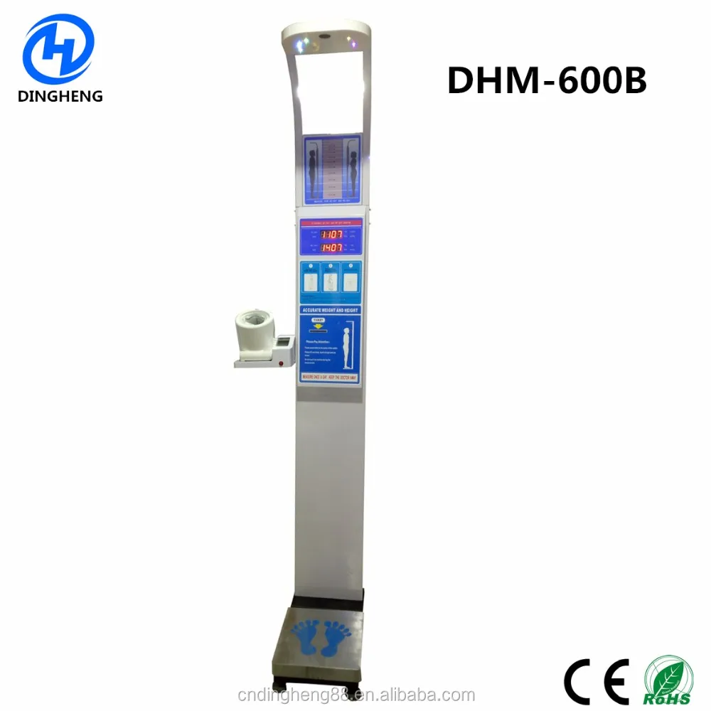 Coin operated height and weright BMI analysis Medical equipment