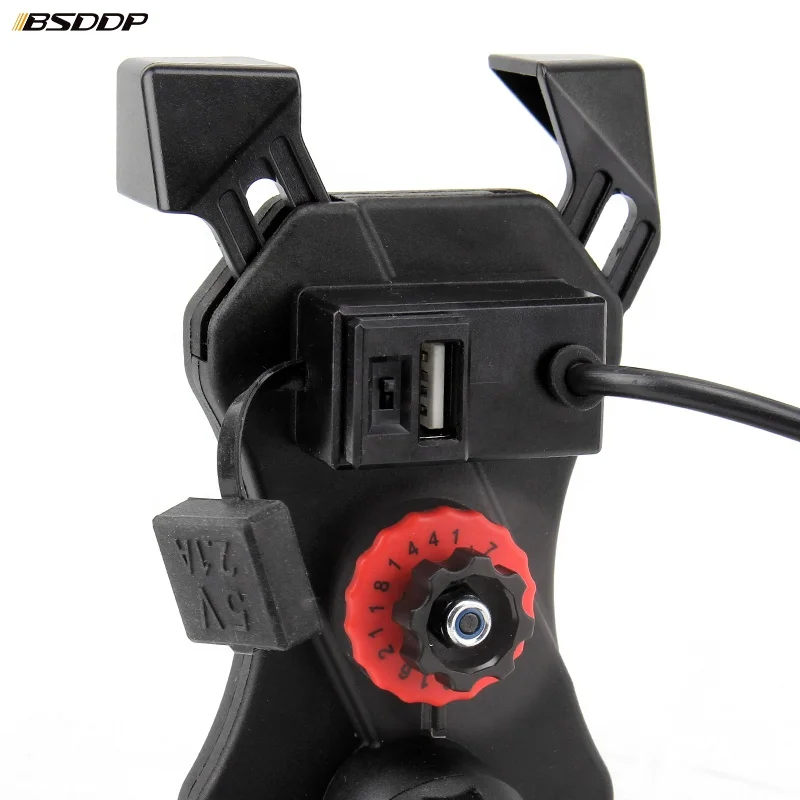
Motorcycle mobile phone holder USB charging waterproof take-out mountain electric bicycle fixed frame GPS Navigator 