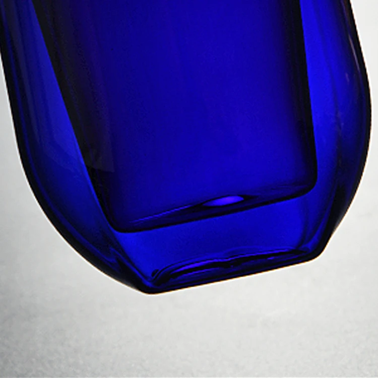 heat resistant glassware blue glass tumblers wholesale