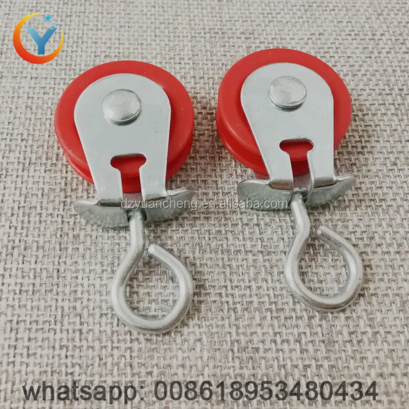 Nylon small pulley wheels for poultry drinking and feeding equipment pulley