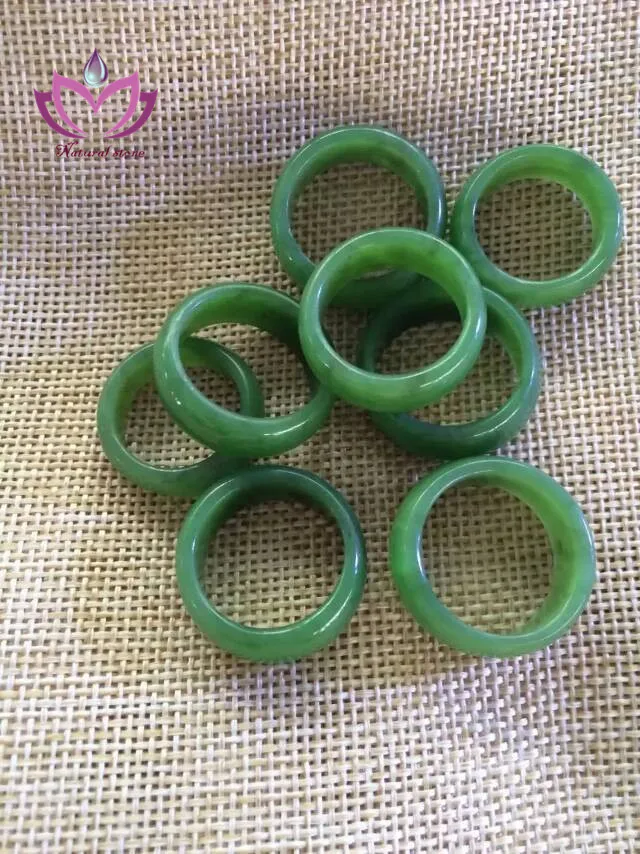 Натуральное зеленое нефритовое кольцо, нефритовое кольцо, подарочные поделки