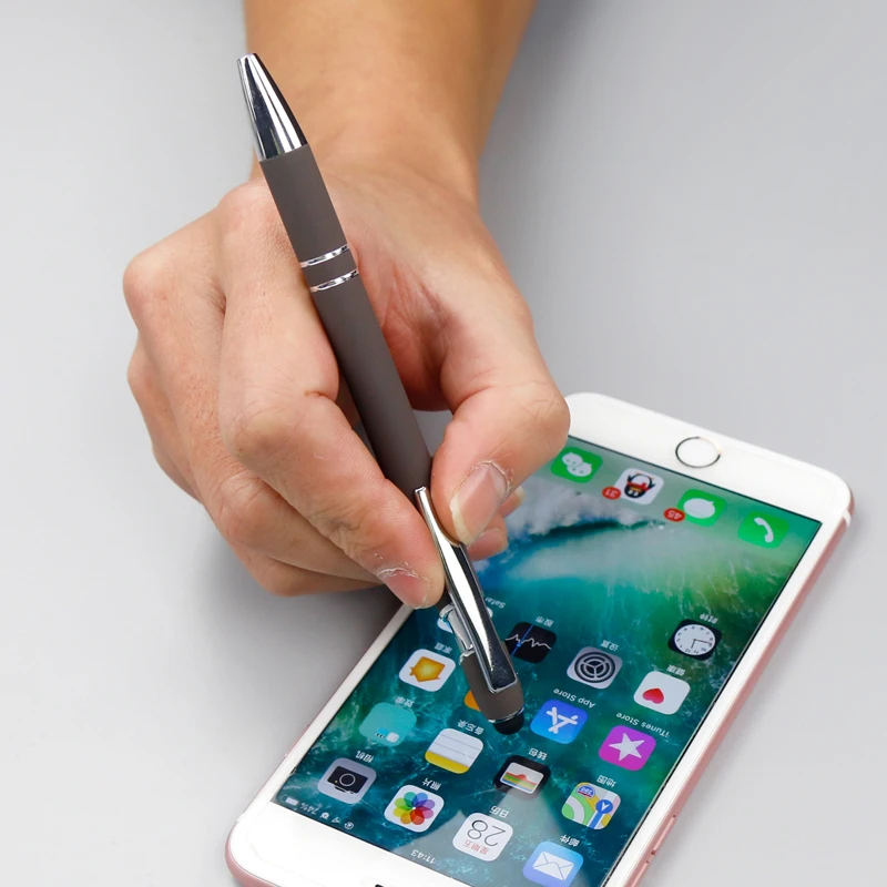 
 Рекламная металлическая шариковая ручка с логотипом оптом  