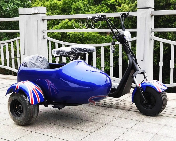 3 wheel electric scooter fat tire city coco electric motorcycle electric scooter 1500w 2 seat city coco scooter