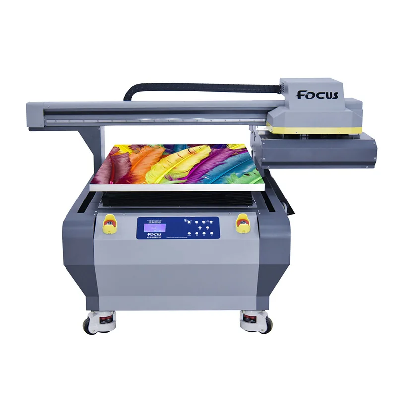 galaxy uv 6090 flatbed industrial inkjet led uv printer 3d packaging gift box paper bag printing machine
