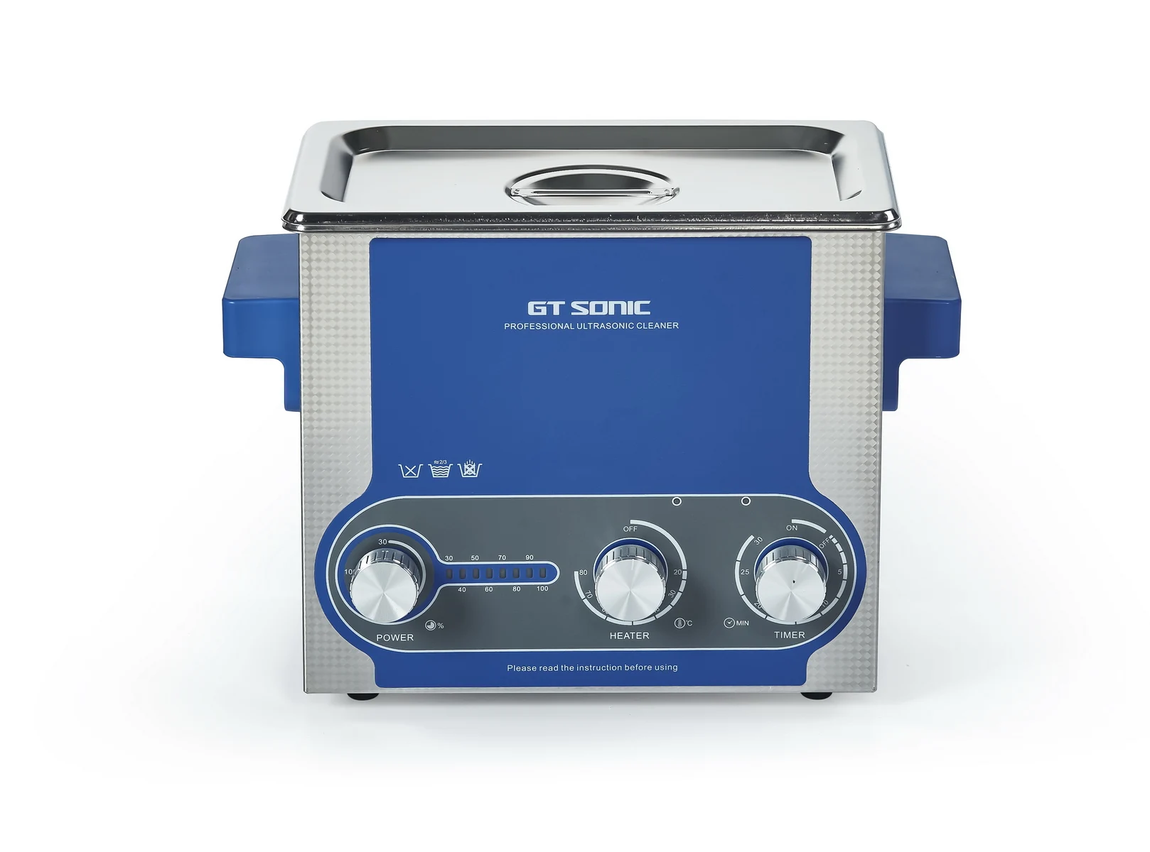 GT SONIC-P3 Industrial Ultrasonic Cleaning Machine Adjustable Power 3 Liter Eletronic for Rust Ultrasonic Cleaner Stainless