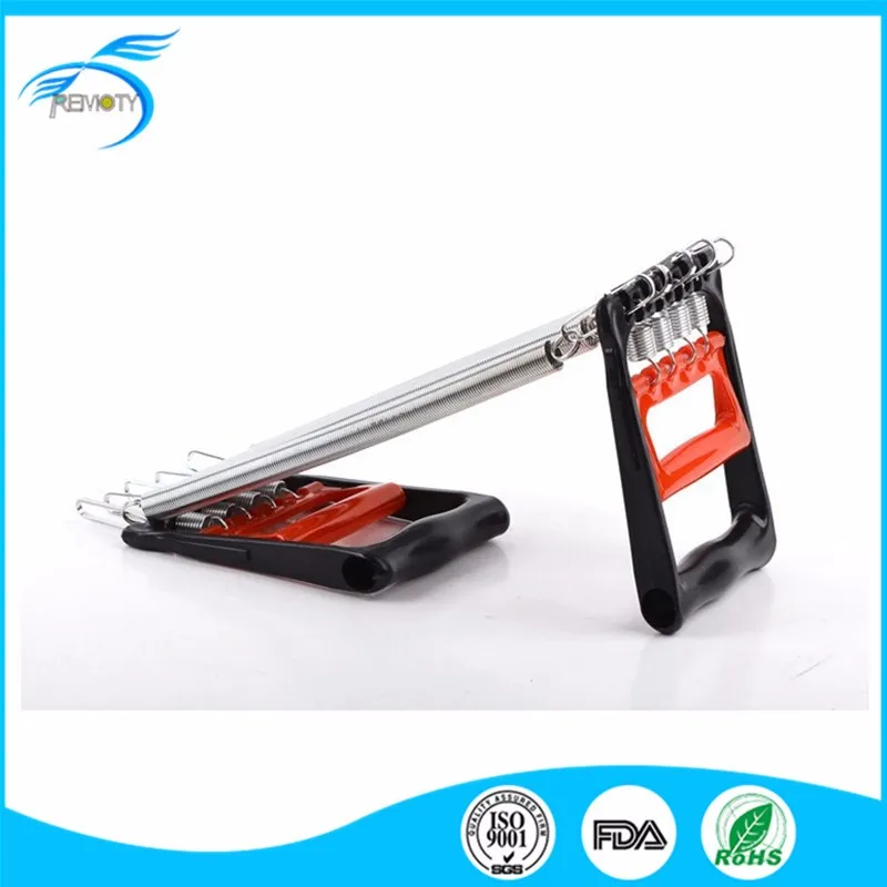 
Spring Chest Expander Red & Black Plastic Handle 5 Springs Chest Arm Expander Pull Exerciser 