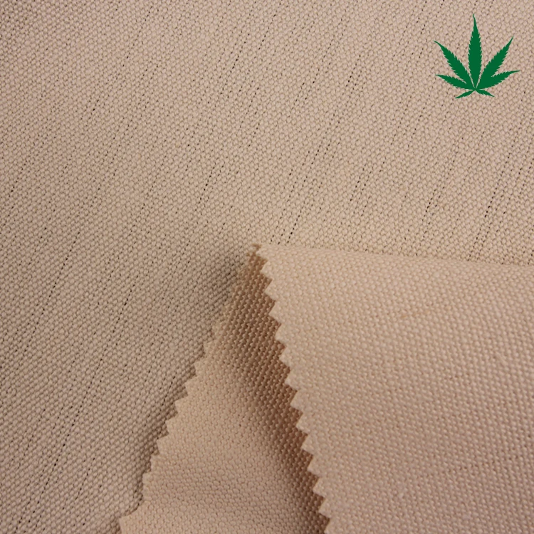 eco-friendly 100%  hemp fabric hemp natural hemp canvas for bag