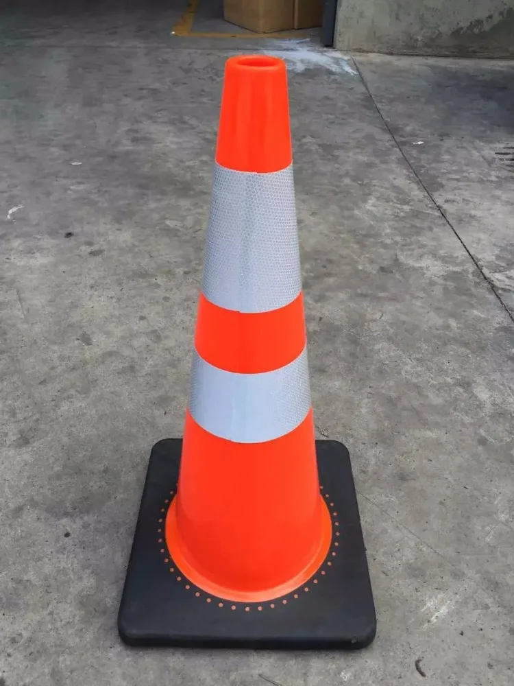 Europe Style 75cm PVC PE TPU Road Safety Traffic Cone