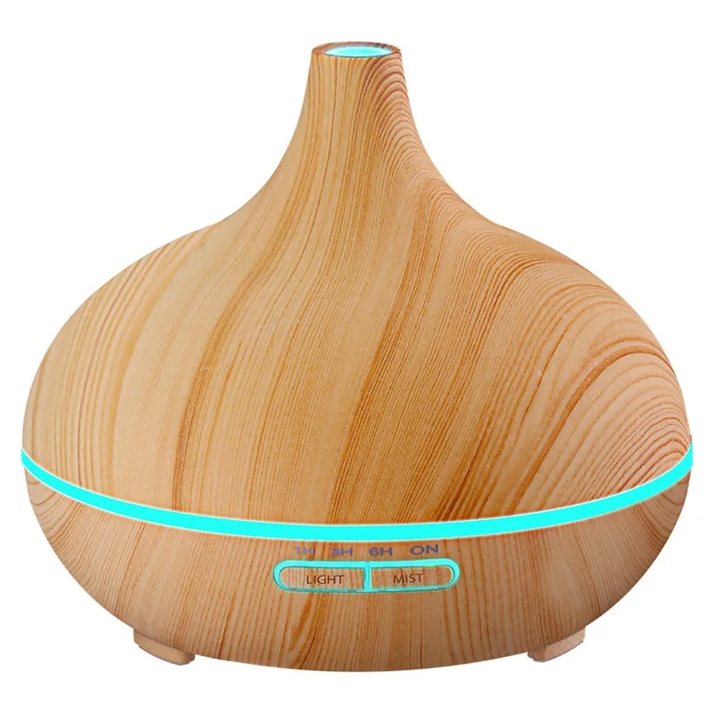 300ml Cool Mist Humidifier with Color Changing LED Lights Ultrasonic Aroma Diffuser for Office