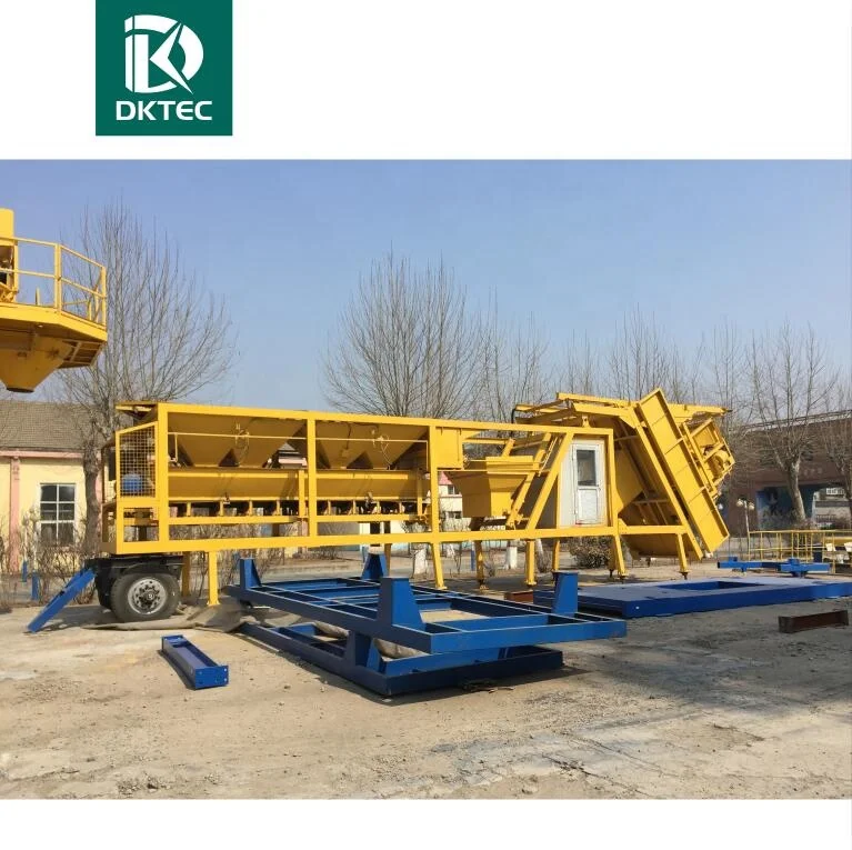 Ready Mix Small Mobile Concrete Batching Plant