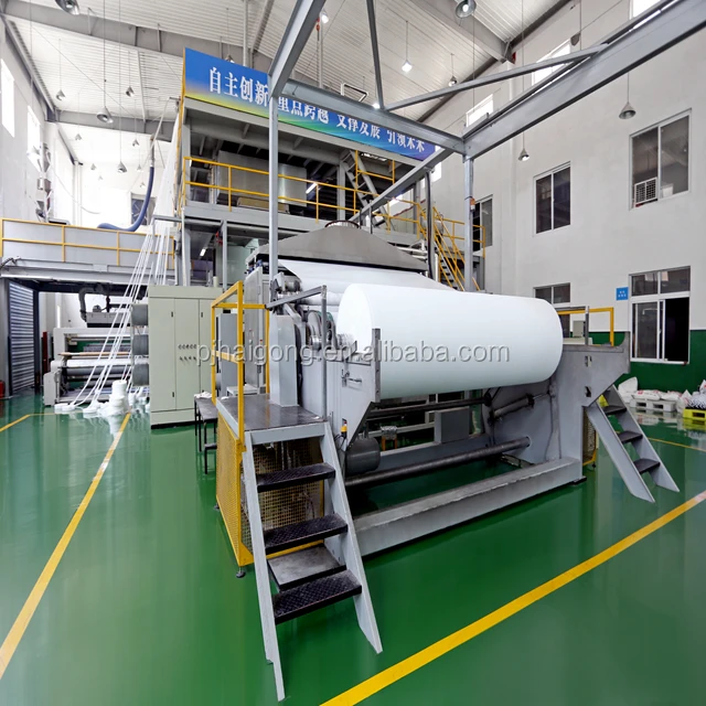 1600mm PP Spunbond Fiber Production Line Nonwoven Machinery For Shopping Bag