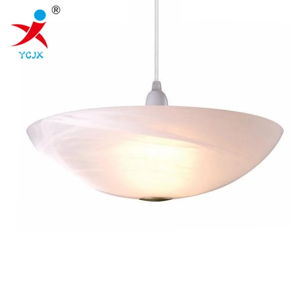 hanging sandblast frosted glass lamp pendant light / bowl shade