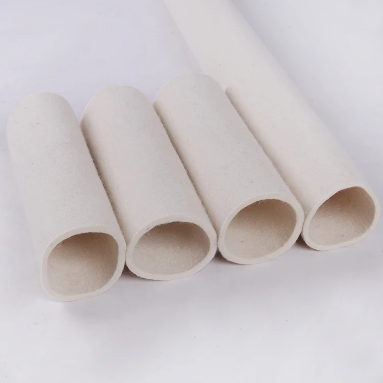 
High Temperature Resistant 5 mm 100% Wool Felt tube 