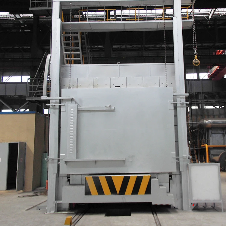Factory Price bogie hearth hot air circulating drying tempering furnace, trolley type tempering heat treatment furnace