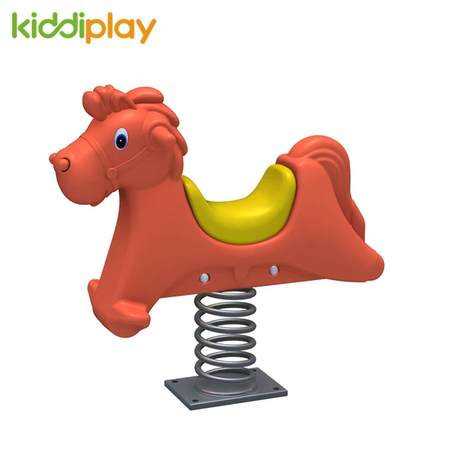 
Kids outdoor toy cute animal spring rider, playground accessories spring rider 