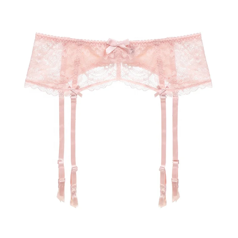 Sexy temptation lace ultra-thin wide-width perspective transparent garter garter clip