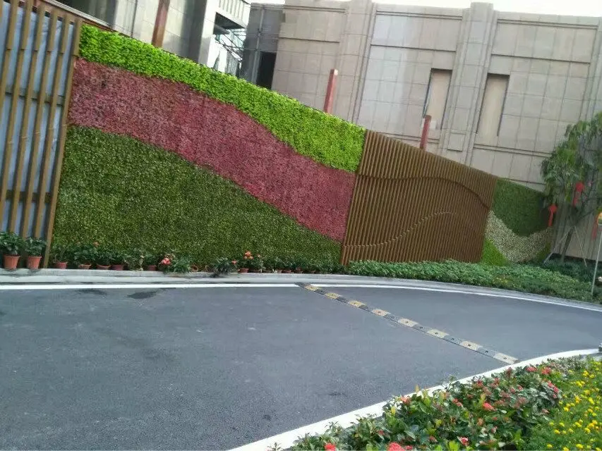 hot selling factory price new designed popular artificial plant wall vertical wall garden with high quality