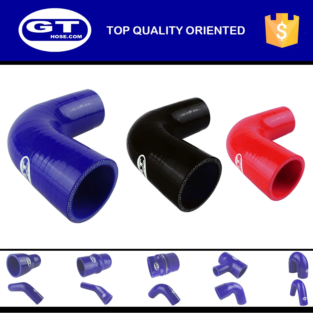 Силиконовый шланг для автомобиля, шланга силиконового локтя 90 градусов, синего цвета