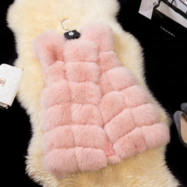 Лидер продаж, женский жилет из искусственного меха, качественное мягкое пальто на талии из лисьего меха