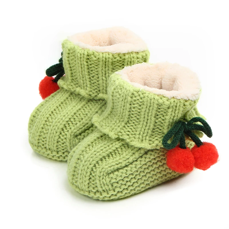 High quality warming cotton winner crochet baby shoes baby boots