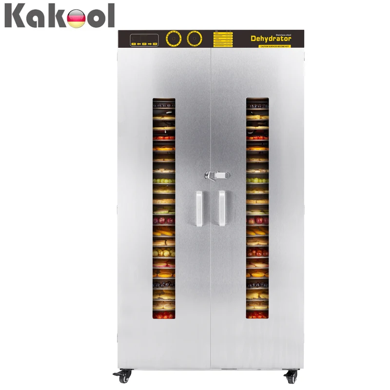 Factory Supply New Stainless Steel 24 Trays large capacity commercial Industrial Food Dehydrator Machine