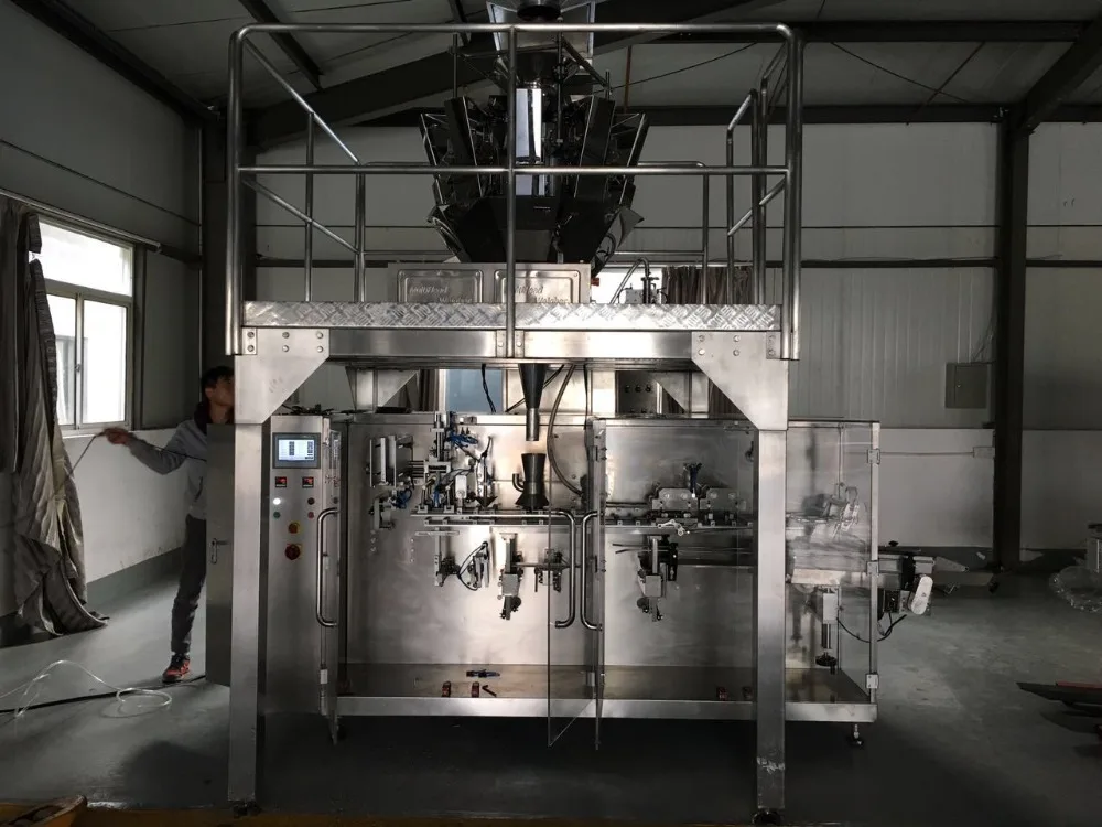 Food filling powder packing machine premade pouch packing machine