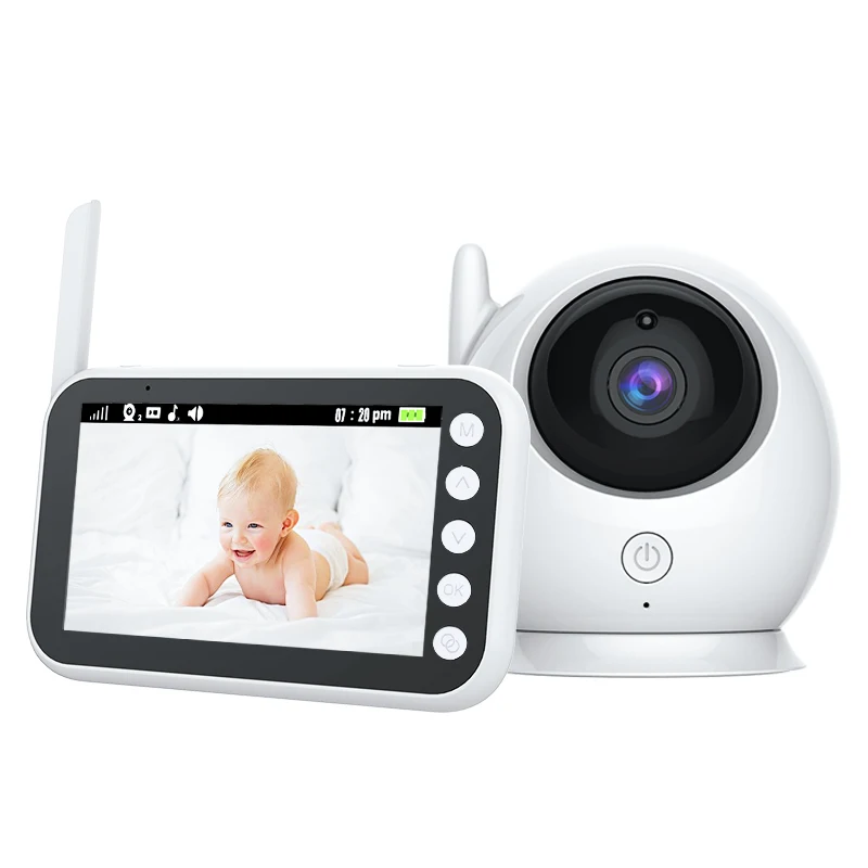 
Wireless 4.3 Inch LCD Color CCTV Baby Monitor Video Nanny Mini Security Camera Two Way Talk Night Vision Baby Monitoring Camera 