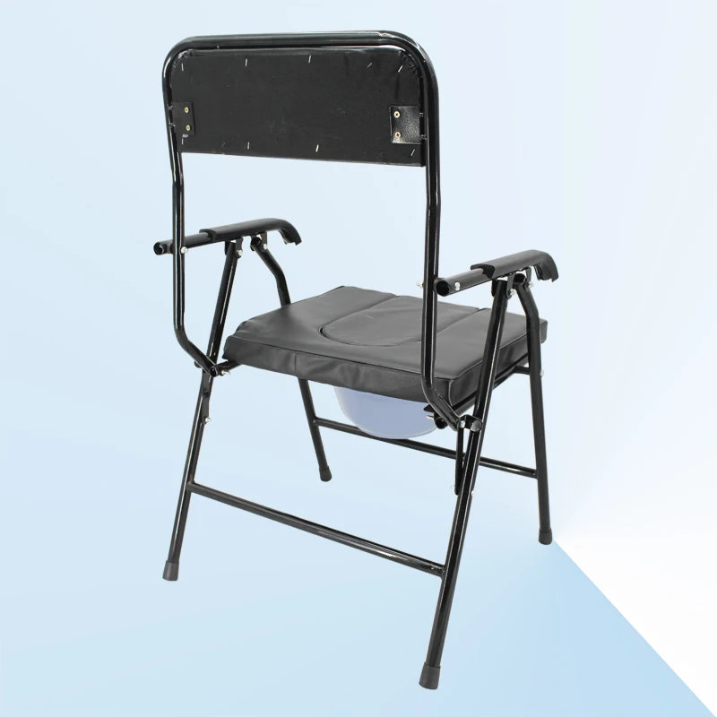China Hot Sale Hospital Folding Walker Commode Chair Price/Potty Chair Adult/ Toilet Chair For Elderly/Disabled