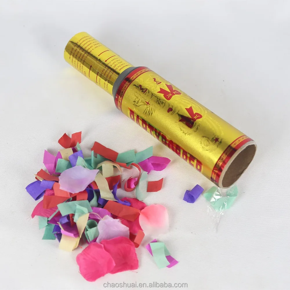 Gold party popper