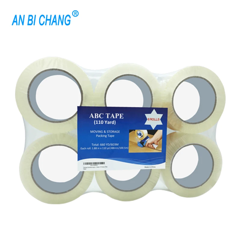 Custom bopp clear packing industrial sticky tape for box sealing