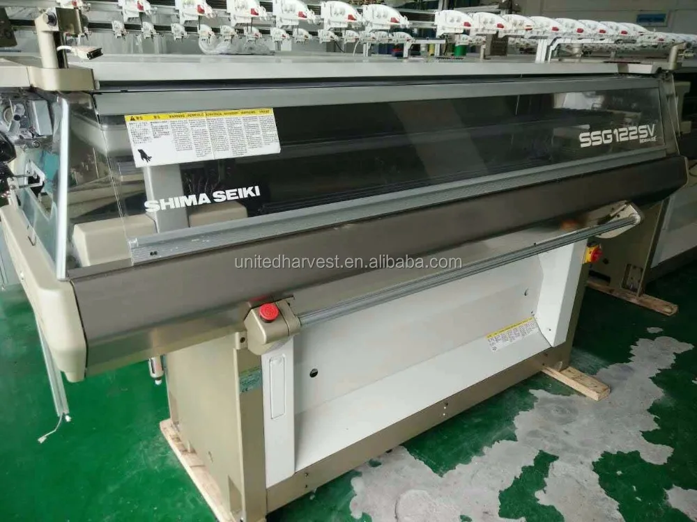 
GOOD condition jacquard type computerized flat knitting machine SHIMA SEIKI SSG122SV 