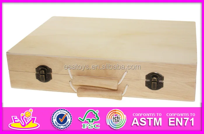 Hot sale preschool toy wooden kids tool kit best design diy wooden kids tool kit W03D018