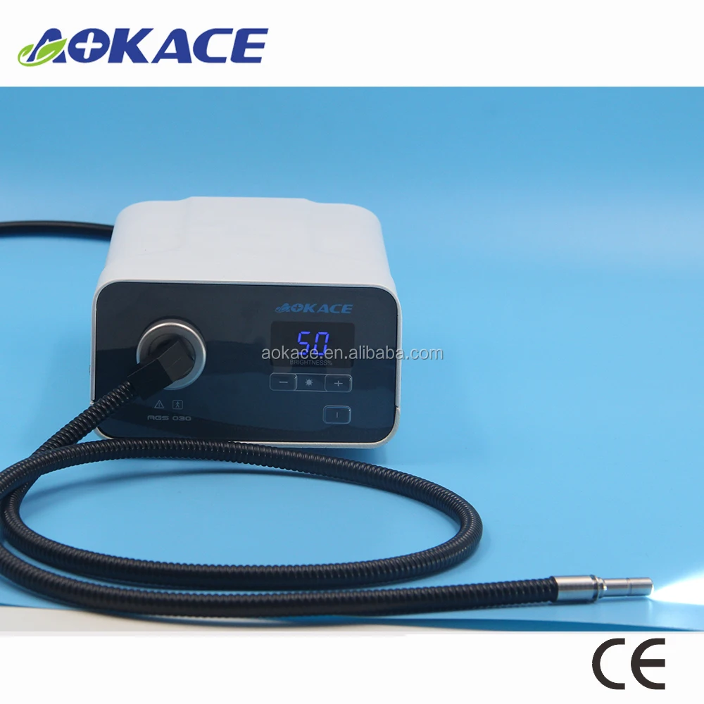 Surgical operating portable led cold light source for Olympus microscopes