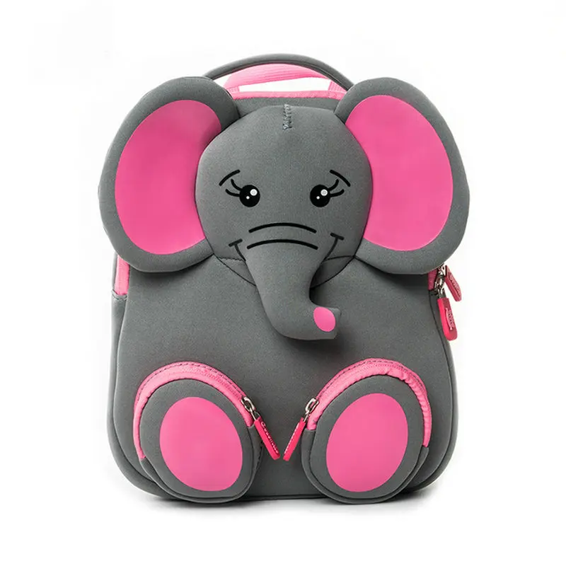 3D Kids Zoo Animal School Backpack