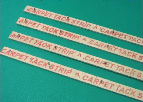 Экологически чистая деревянная ковровая накладка с целым гвоздем