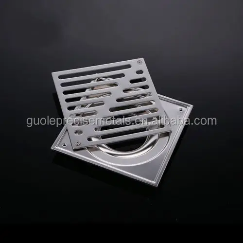 
304 Stainless steel Floor Drainer 150*150mm Shower Floor Drain Grate,Chrome 