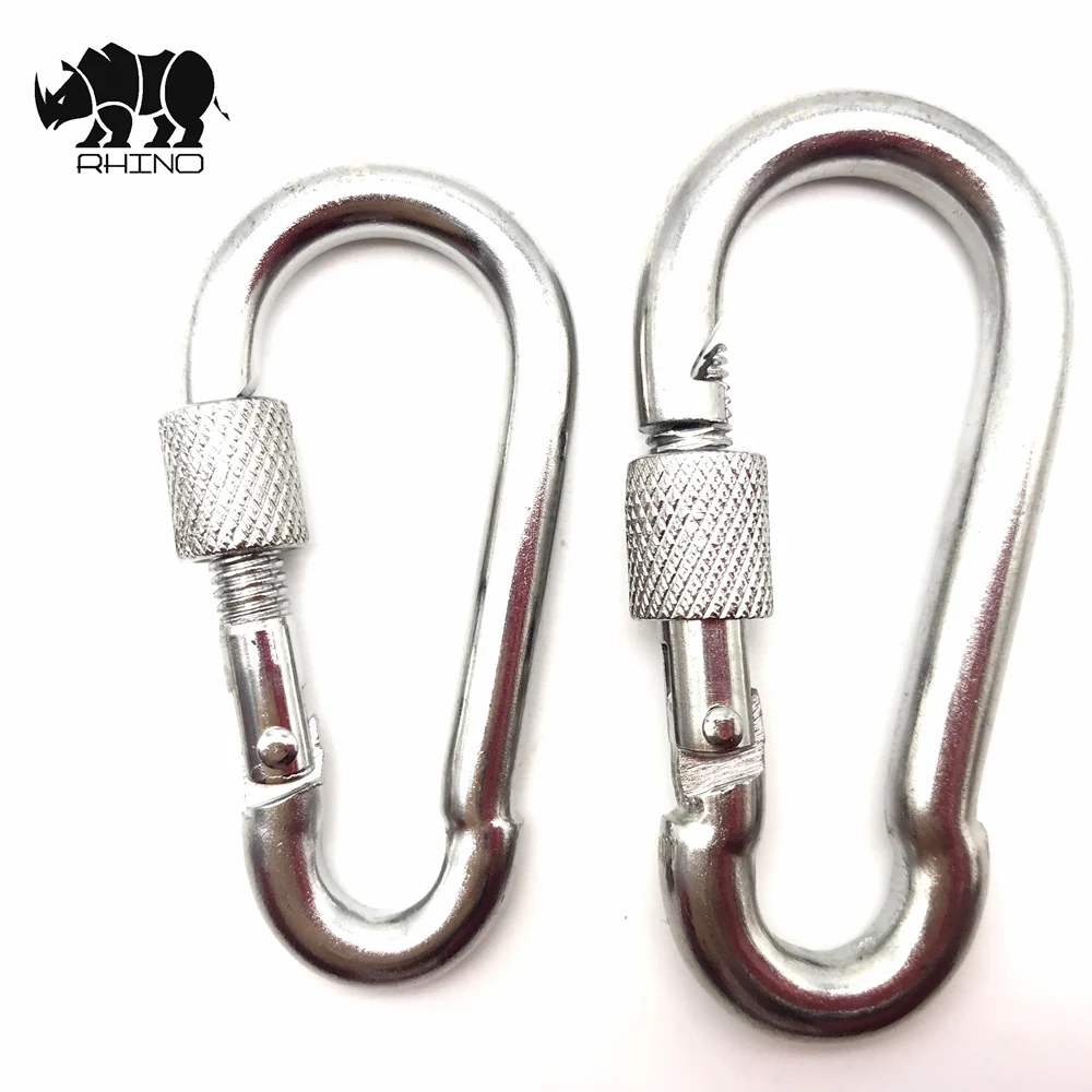 Steel Non Rust Spring Snap Key Chain Clip Hook with Screw Lock Key Ring Hook swivel snap hook