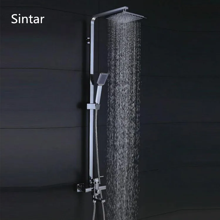 
China suppliers Bathroom Rainfall Square Shower Set with 8 inches Shower head 