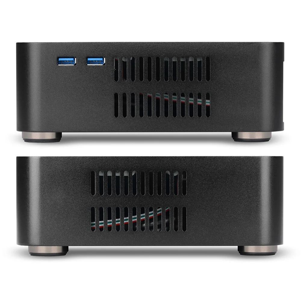 RGeek L80S Aluminum Mini ITX Computer Case USB 3.0 aluminum cases with Top Cover Holes