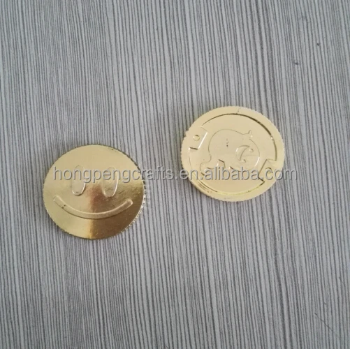 Профессиональная Изготовленная на заказ пластиковая дешевая антикварная поддельная Золотая монета