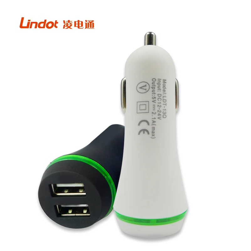  Зарядное usb-устройство для автомобиля 5 В 2 1 А 12 24 usb-порта со светодиодной