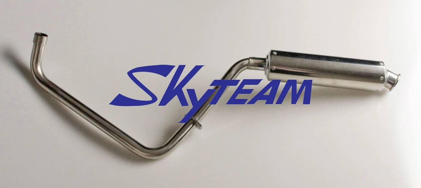 
Skyteam Monkey Tuning Parts--Single Muffler (Stainless Steel) 