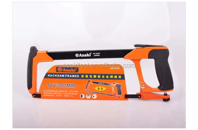 High Quality Rubber coating Fixed Hacksaw Frame for cutting wood