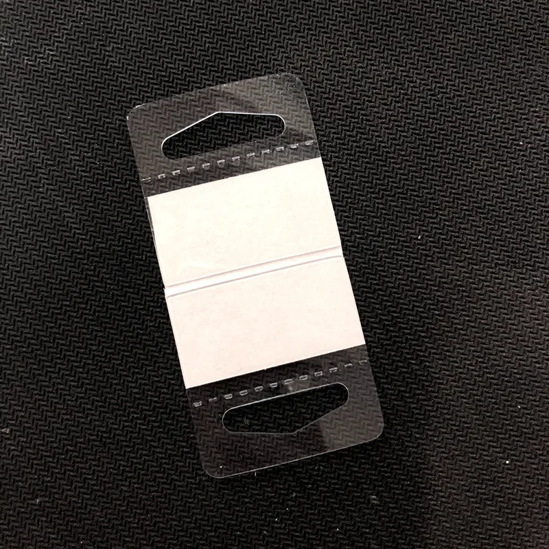 Hanging Display Tabs with Large Adhesive Slot Hole Peel and Stick Plastic Hang Tabs