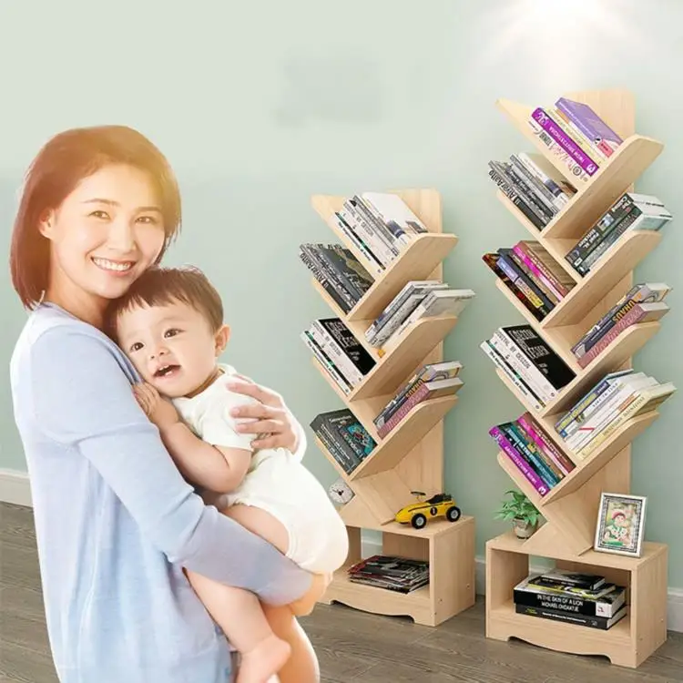 Competitive Price Colorful Customized wooden wall shelf for book