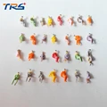 50pcs 1 100 all seated model railway people scale model sitting figures scenery model making